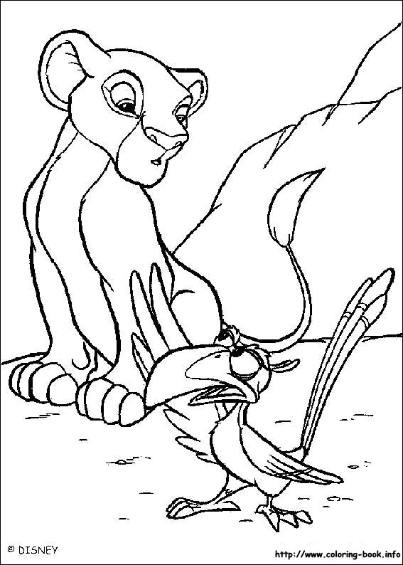 The Lion King coloring picture